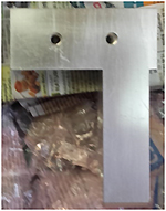 High purity silvered copper holders